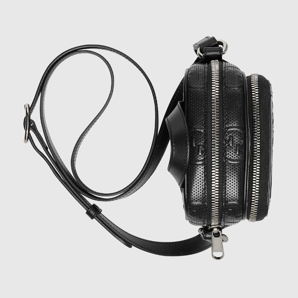 Gucci GG embossed mini bag 658553 1W3AN 1000 - Photo-4