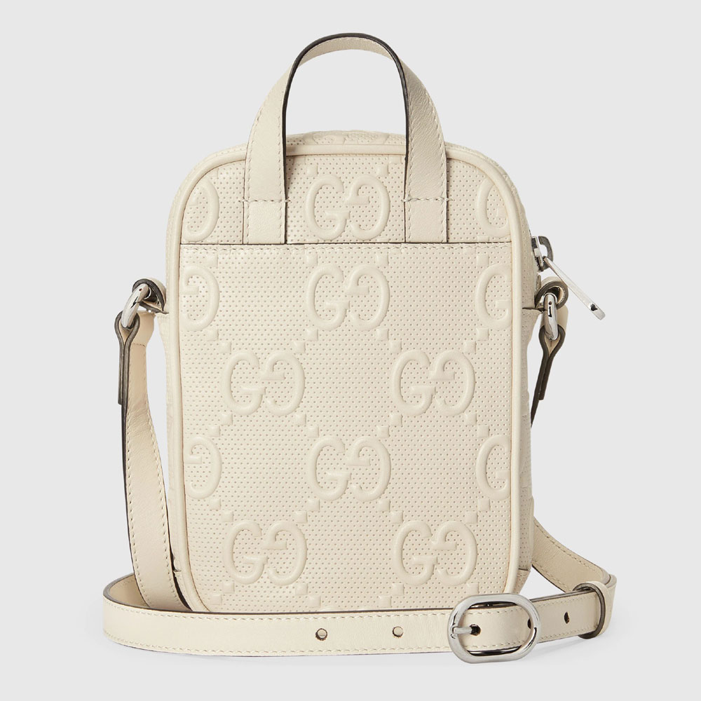 Gucci GG embossed mini bag 658553 1W3AN 9022 - Photo-3