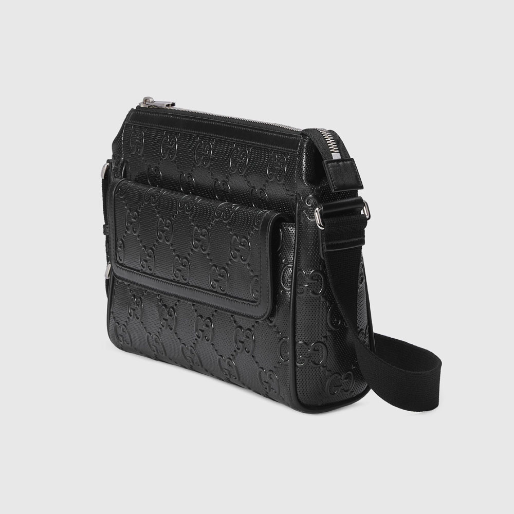 Gucci GG embossed messenger bag 658565 1W3CN 1000 - Photo-2