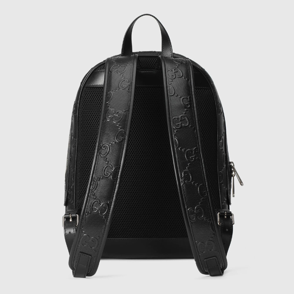 Gucci GG embossed backpack 658579 1W3BN 1000 - Photo-3