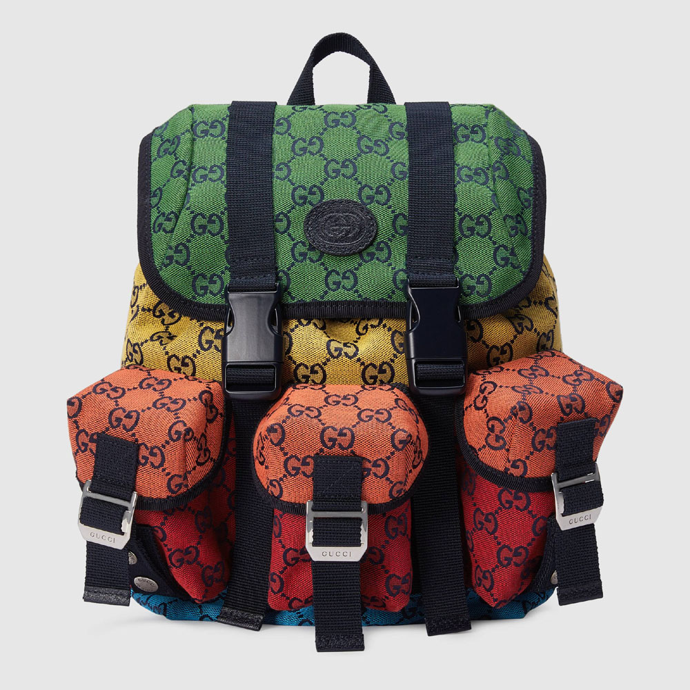 Gucci GG multicolor small backpack 658783 2UZBN 3280