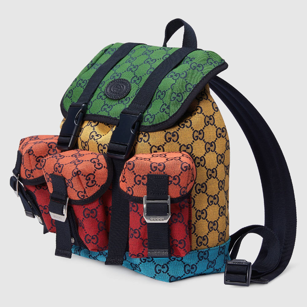 Gucci GG multicolor small backpack 658783 2UZBN 3280 - Photo-2