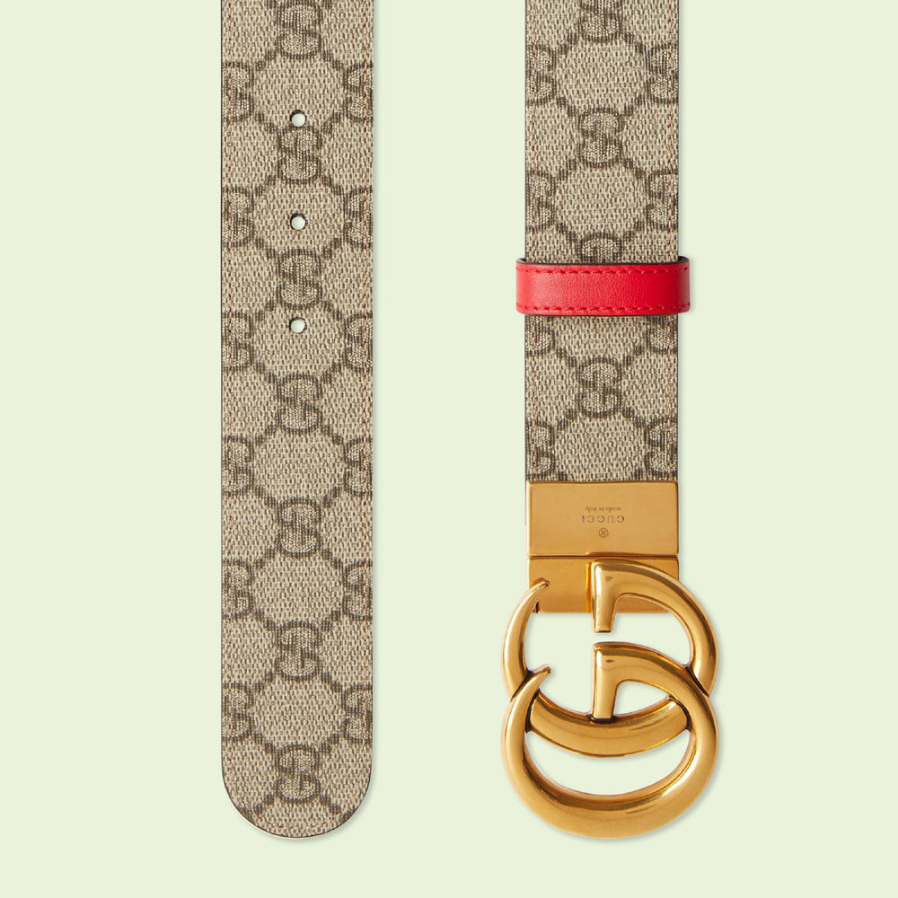 Gucci GG Marmont reversible wide belt 659416 92TIC 9759 - Photo-2
