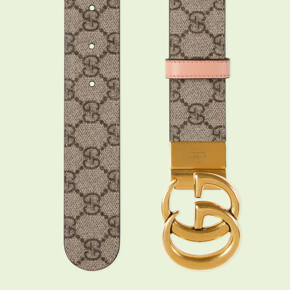 Gucci GG Marmont reversible wide belt 659416 92TIC 9952 - Photo-2