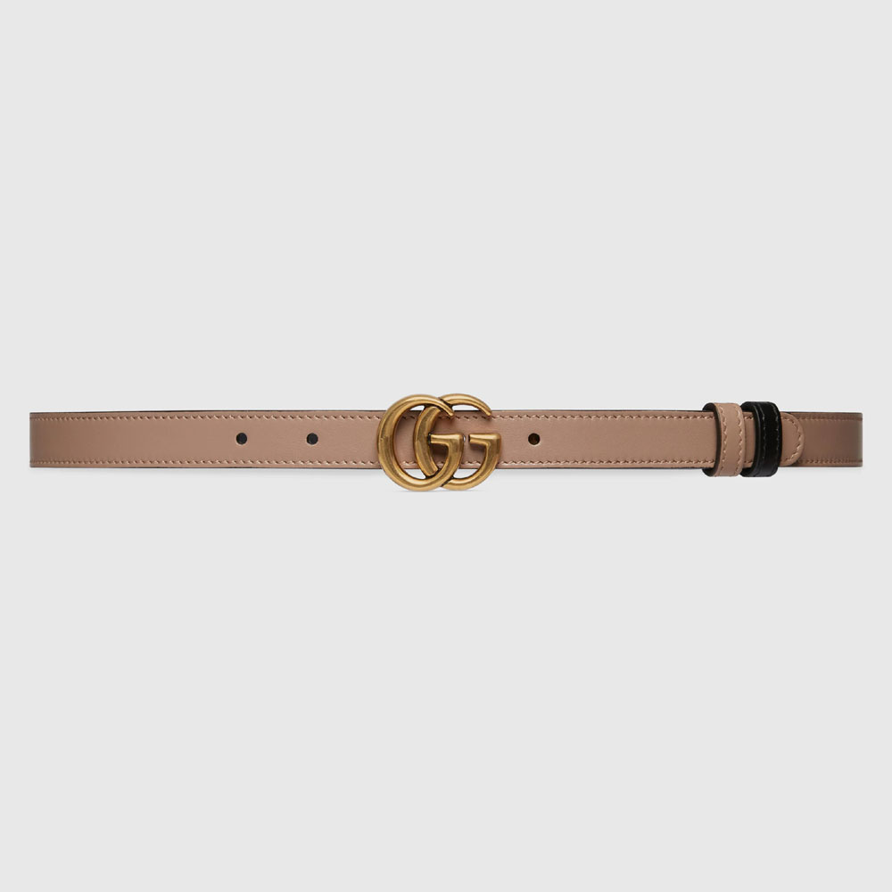 Gucci GG Marmont reversible thin belt 659418 0YATC 5793