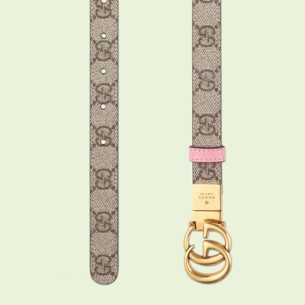 Gucci GG Marmont reversible thin belt 659418 92TIC 8343 - Photo-2