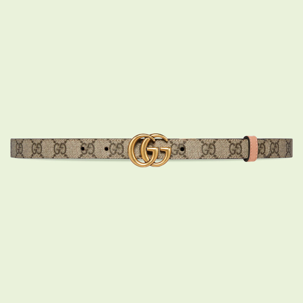 Gucci GG Marmont reversible thin belt 659418 92TIC 9952