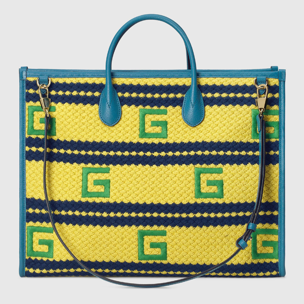 Gucci Palm Desert striped tote bag 663709 JFING 8866 - Photo-3