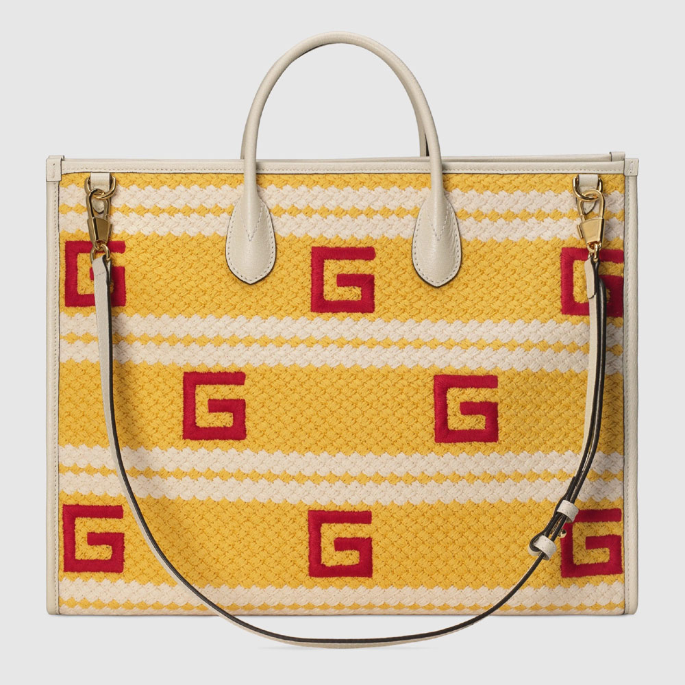 Gucci Ibizia striped tote bag 663709 JFIWG 7790 - Photo-3