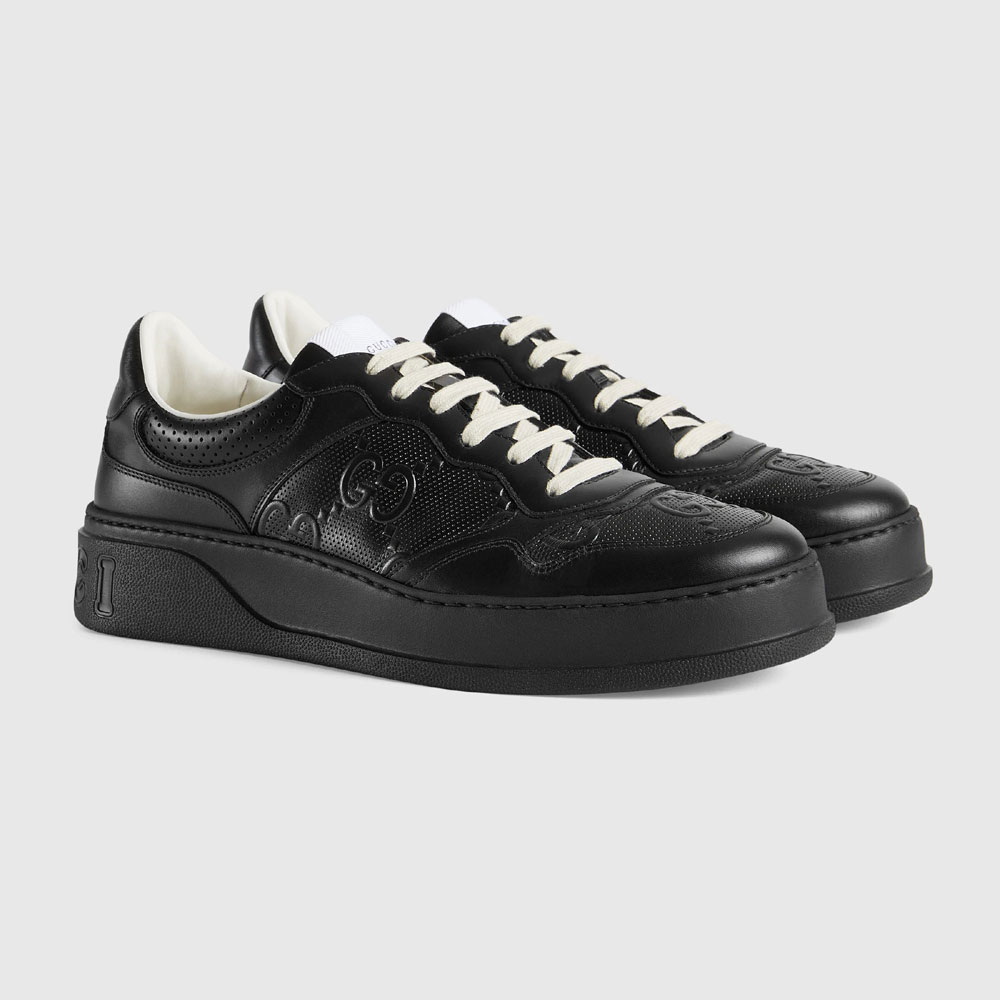 Gucci GG embossed sneaker 669582 1XL10 1000