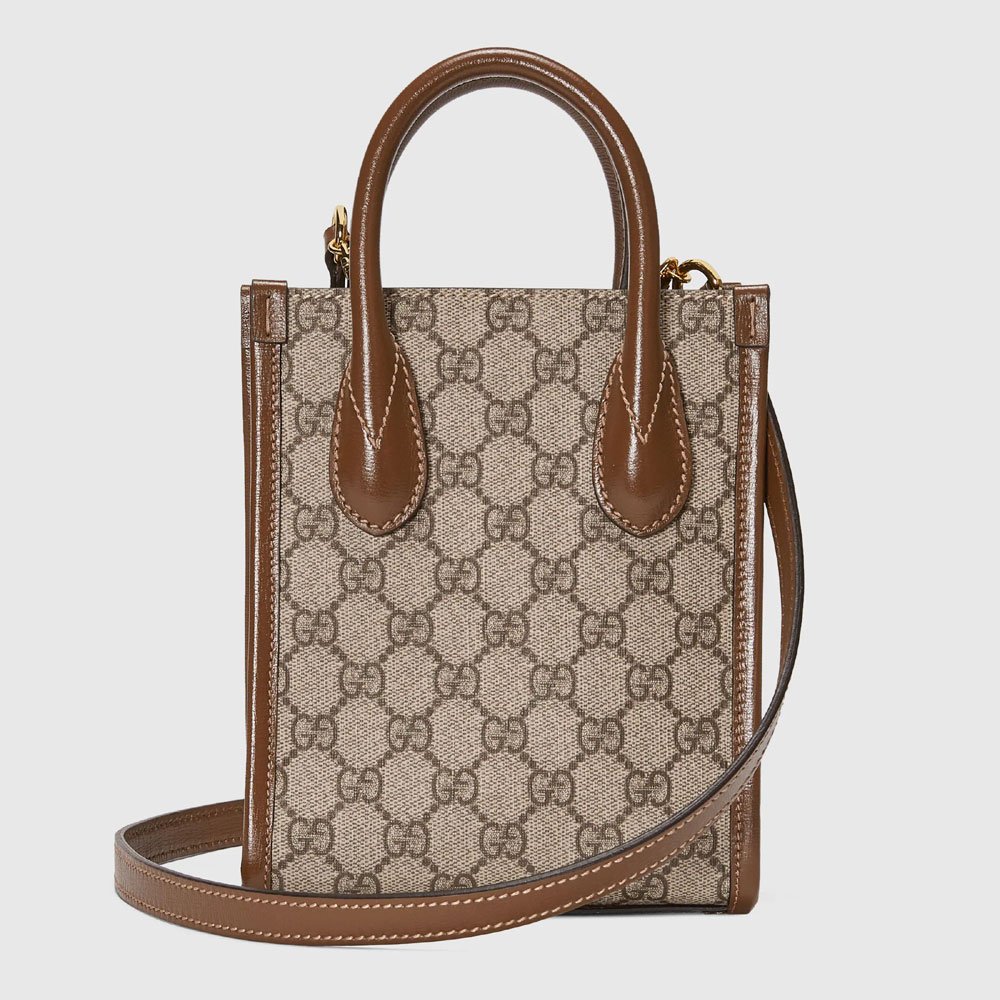 Gucci Mini tote bag with Interlocking G 671623 92TCG 8563 - Photo-3