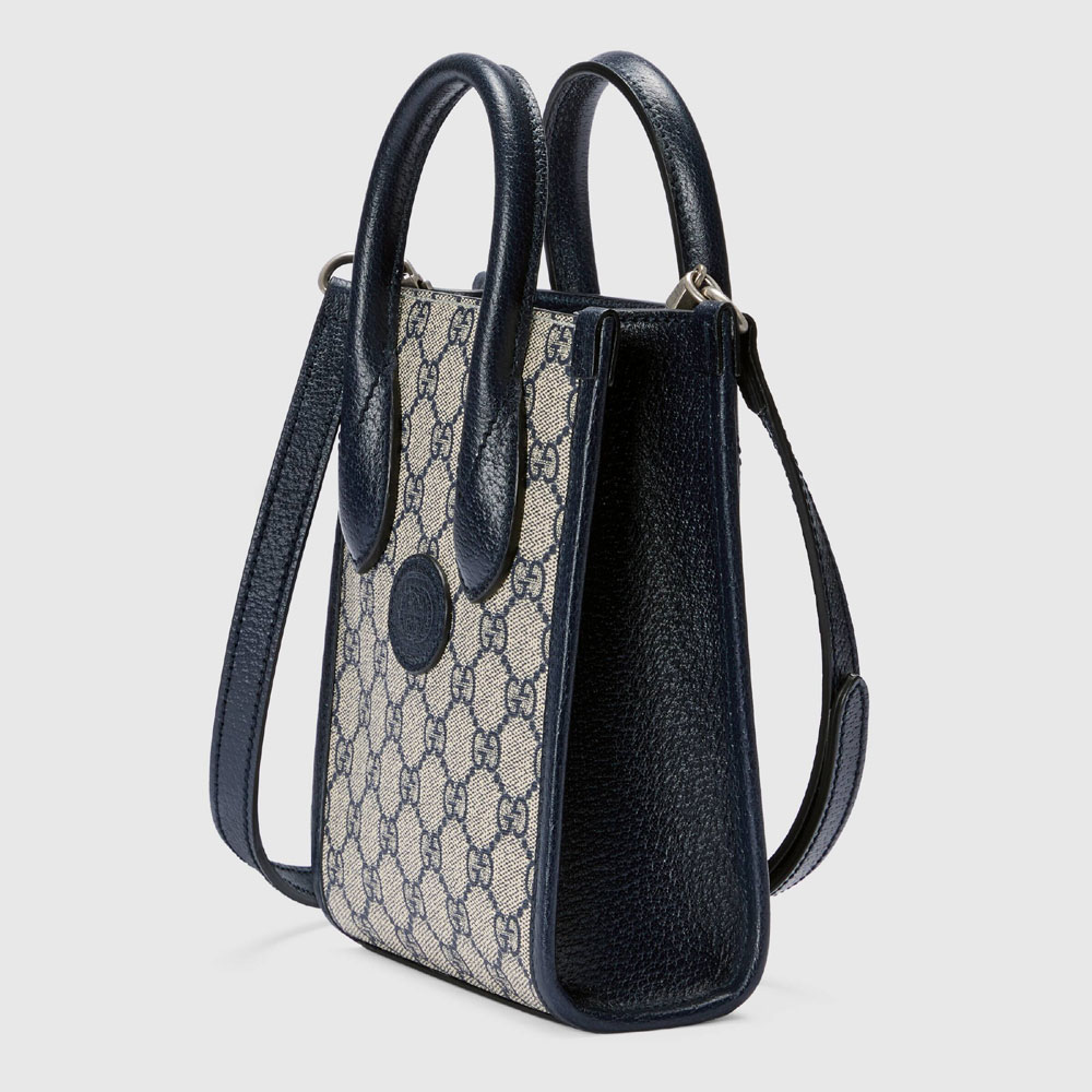 Gucci Mini tote bag with Interlocking G 671623 K9GSN 4075 - Photo-2