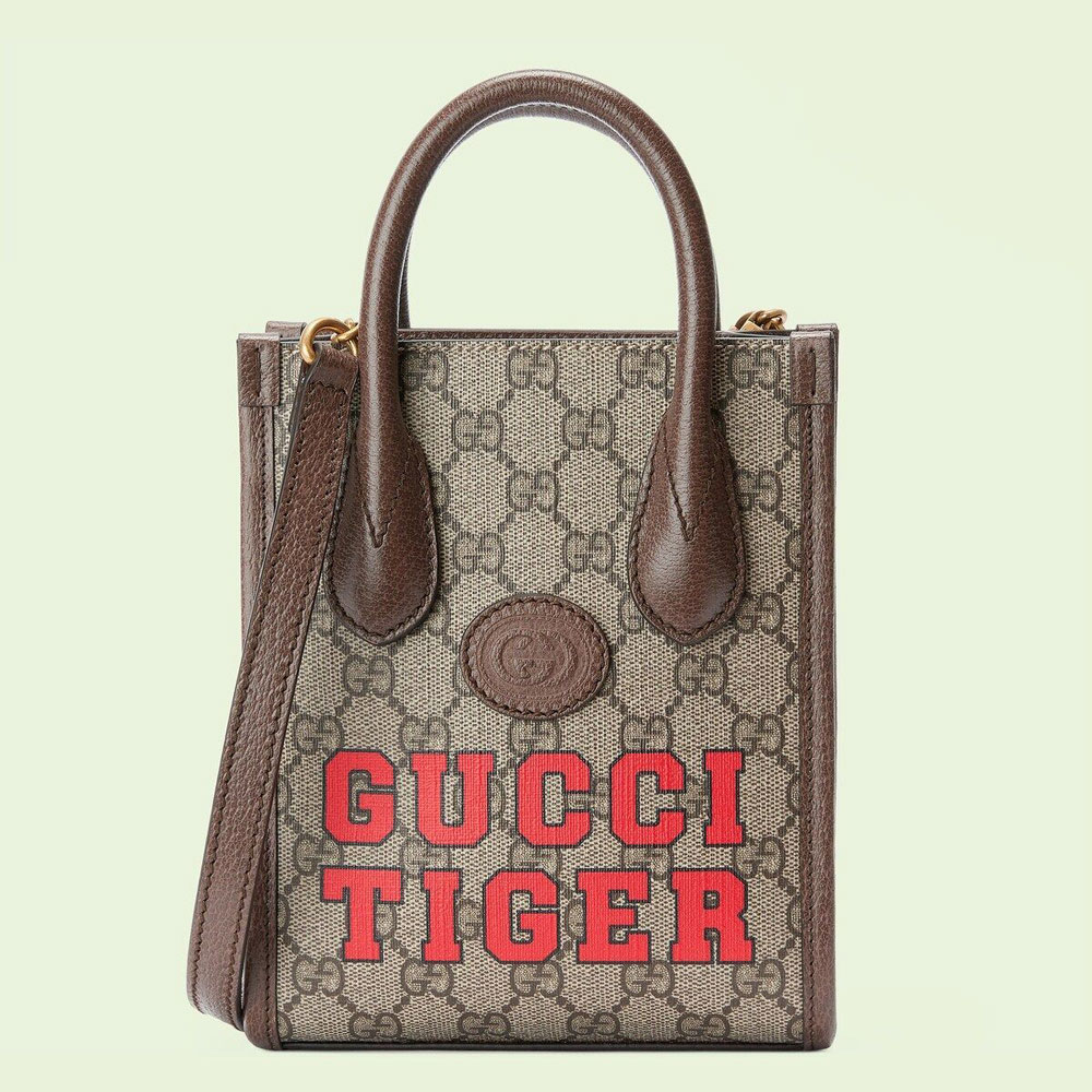 Gucci Tiger GG mini tote bag 671623 US7EC 9396