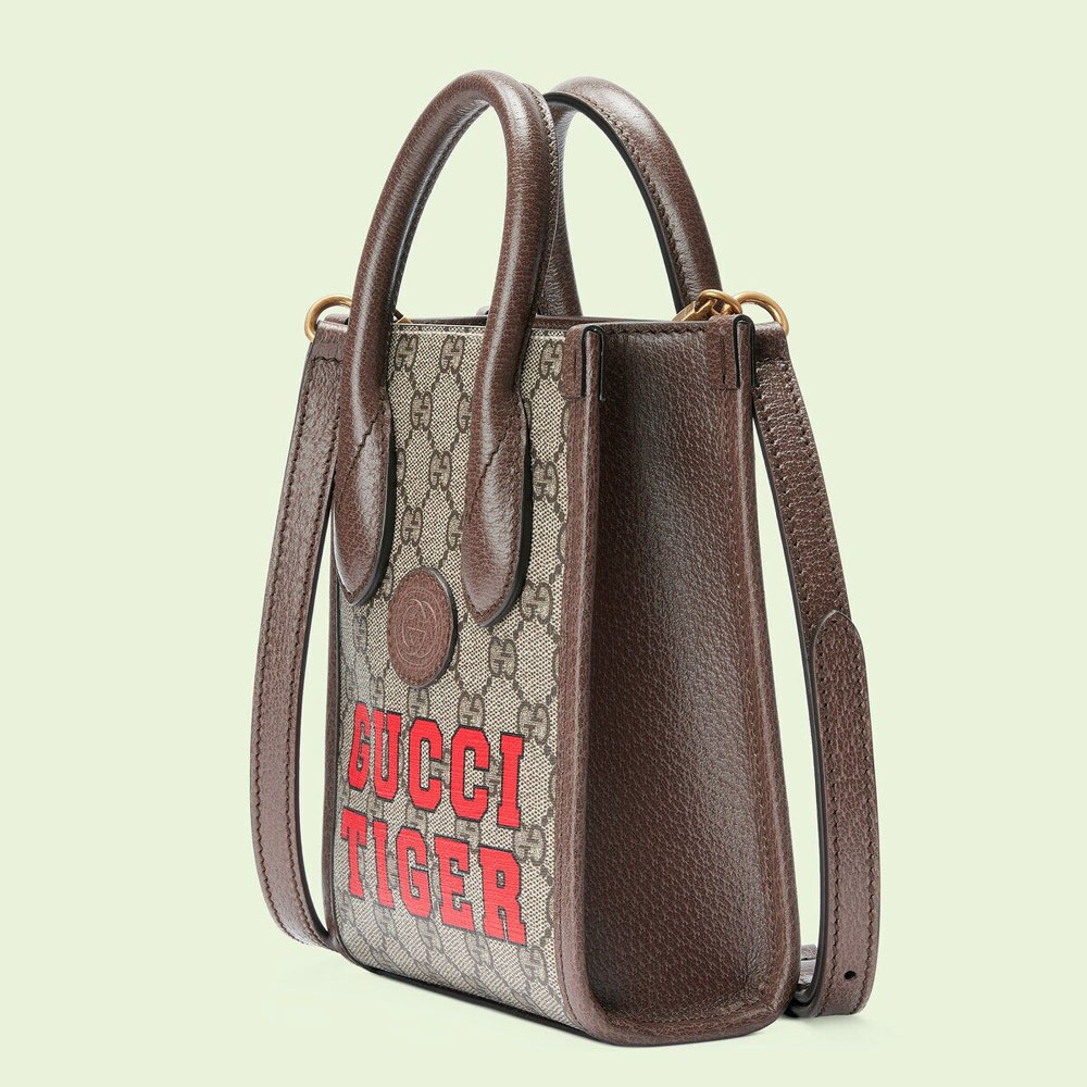 Gucci Tiger GG mini tote bag 671623 US7EC 9396 - Photo-2