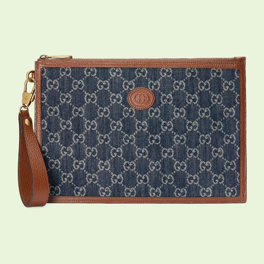 Gucci Pouch with Interlocking G 672953 2KQGT 8375