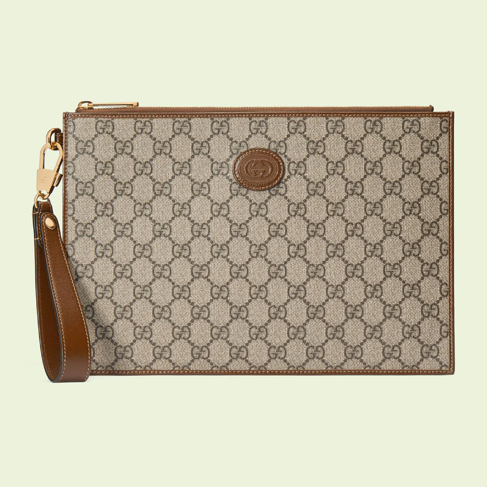 Gucci Pouch with Interlocking G 672953 92TCG 8563