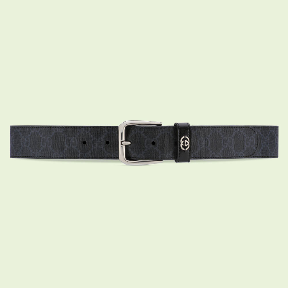 Gucci Belt with Interlocking G detail 673921 92TIN 1000
