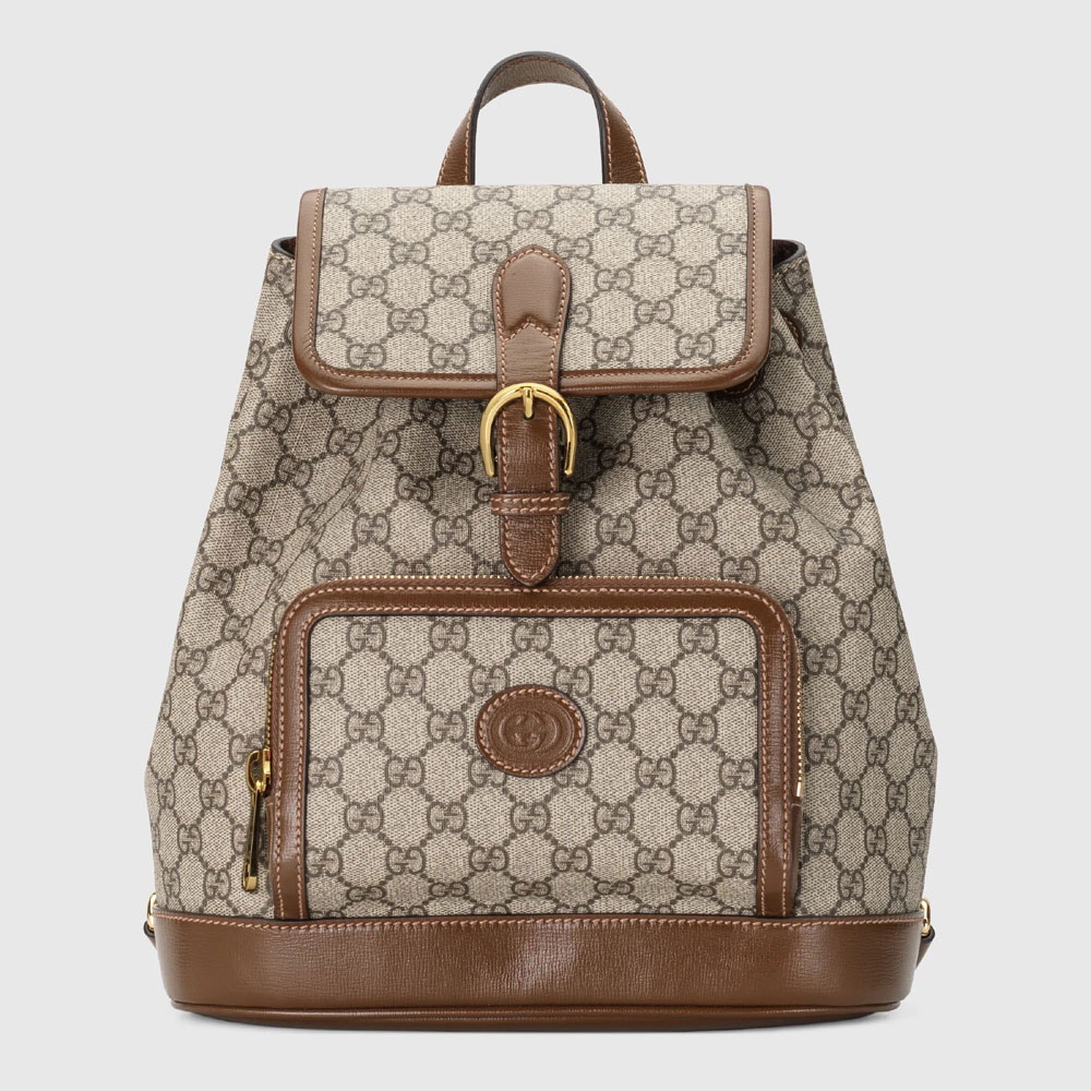 Gucci Backpack with Interlocking G 674147 92THG 8563