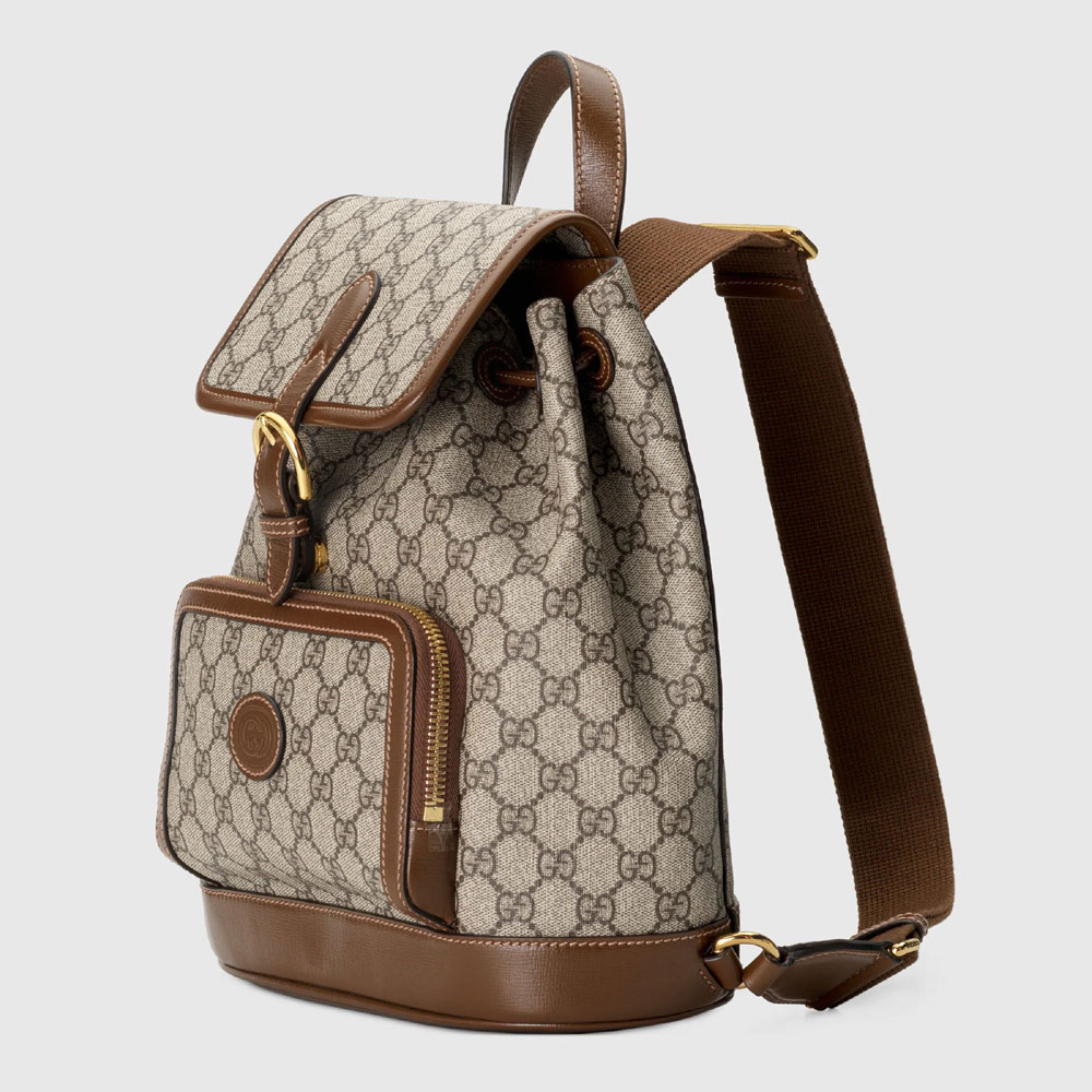 Gucci Backpack with Interlocking G 674147 92THG 8563 - Photo-2