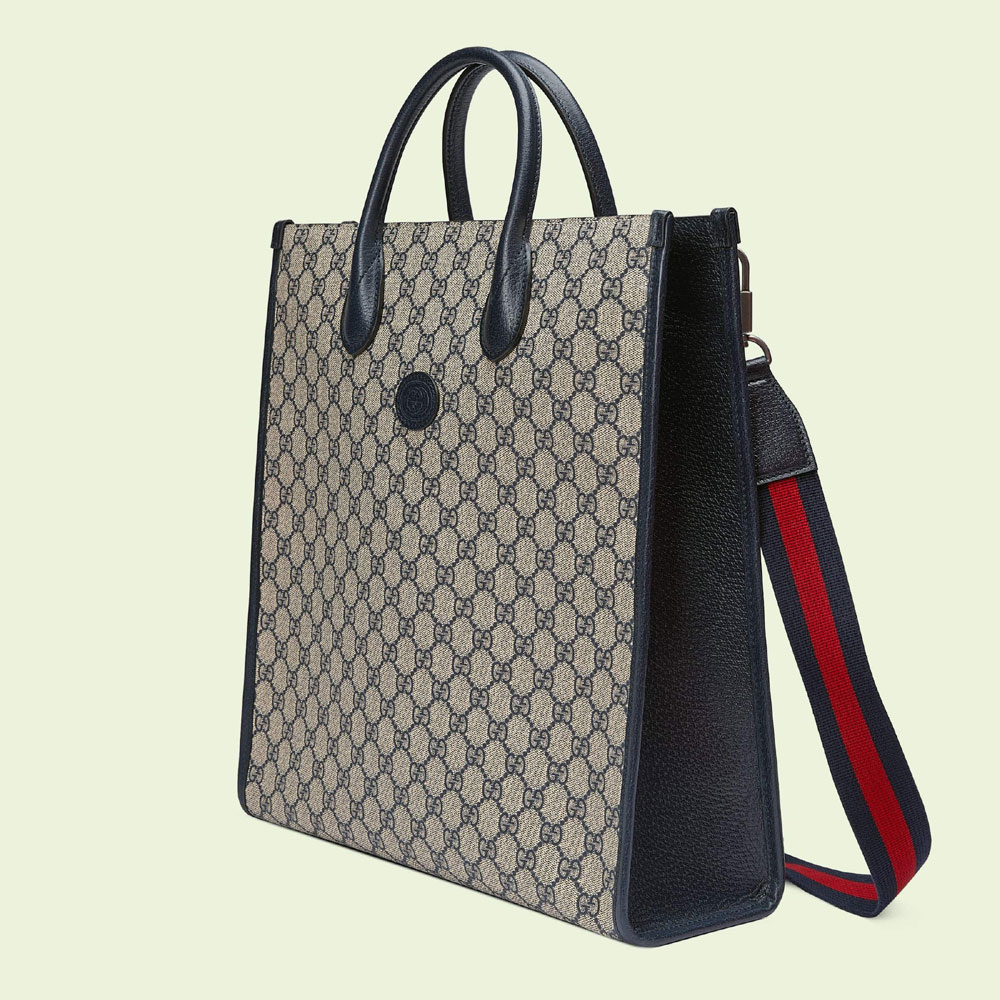 Gucci Medium tote bag with Interlocking G 674155 9C2VN 4076 - Photo-2