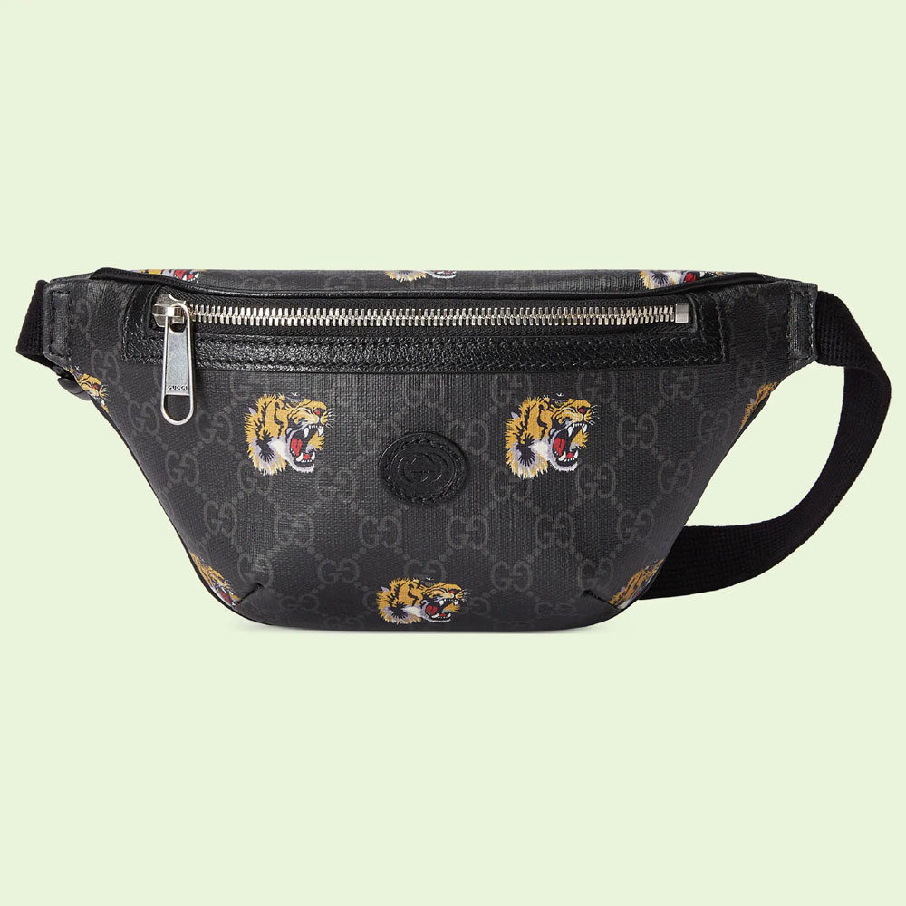 Gucci GG belt bag with tiger print 675181 UXVBF 1087