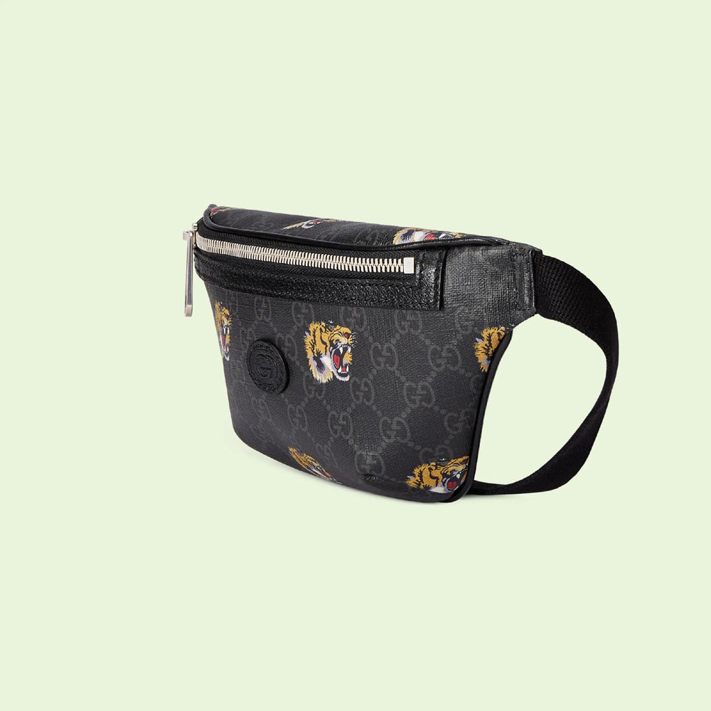 Gucci GG belt bag with tiger print 675181 UXVBF 1087 - Photo-2