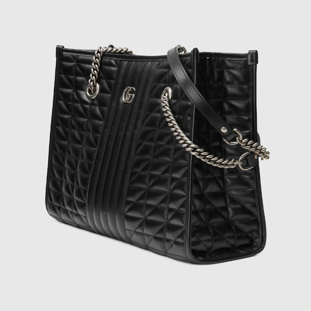Gucci GG Marmont medium tote bag 675796 UM8BN 1000 - Photo-2