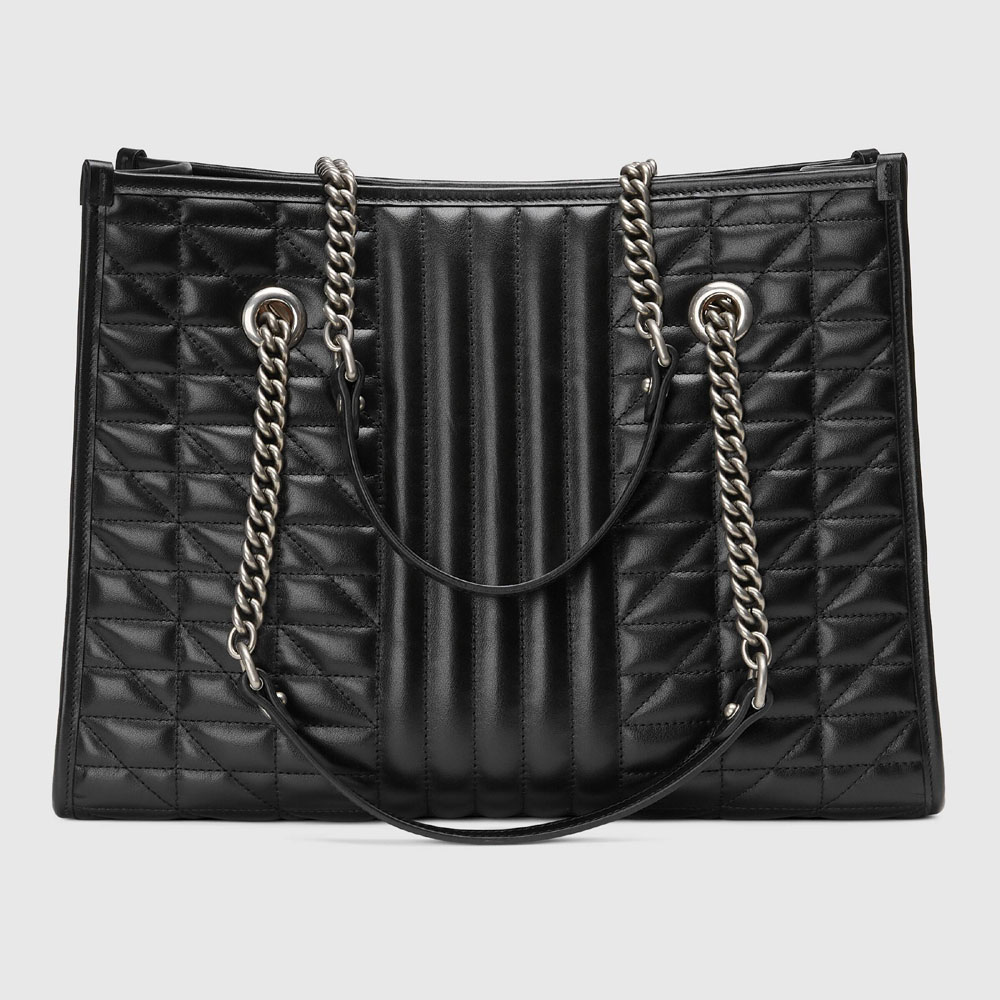 Gucci GG Marmont medium tote bag 675796 UM8BN 1000 - Photo-3