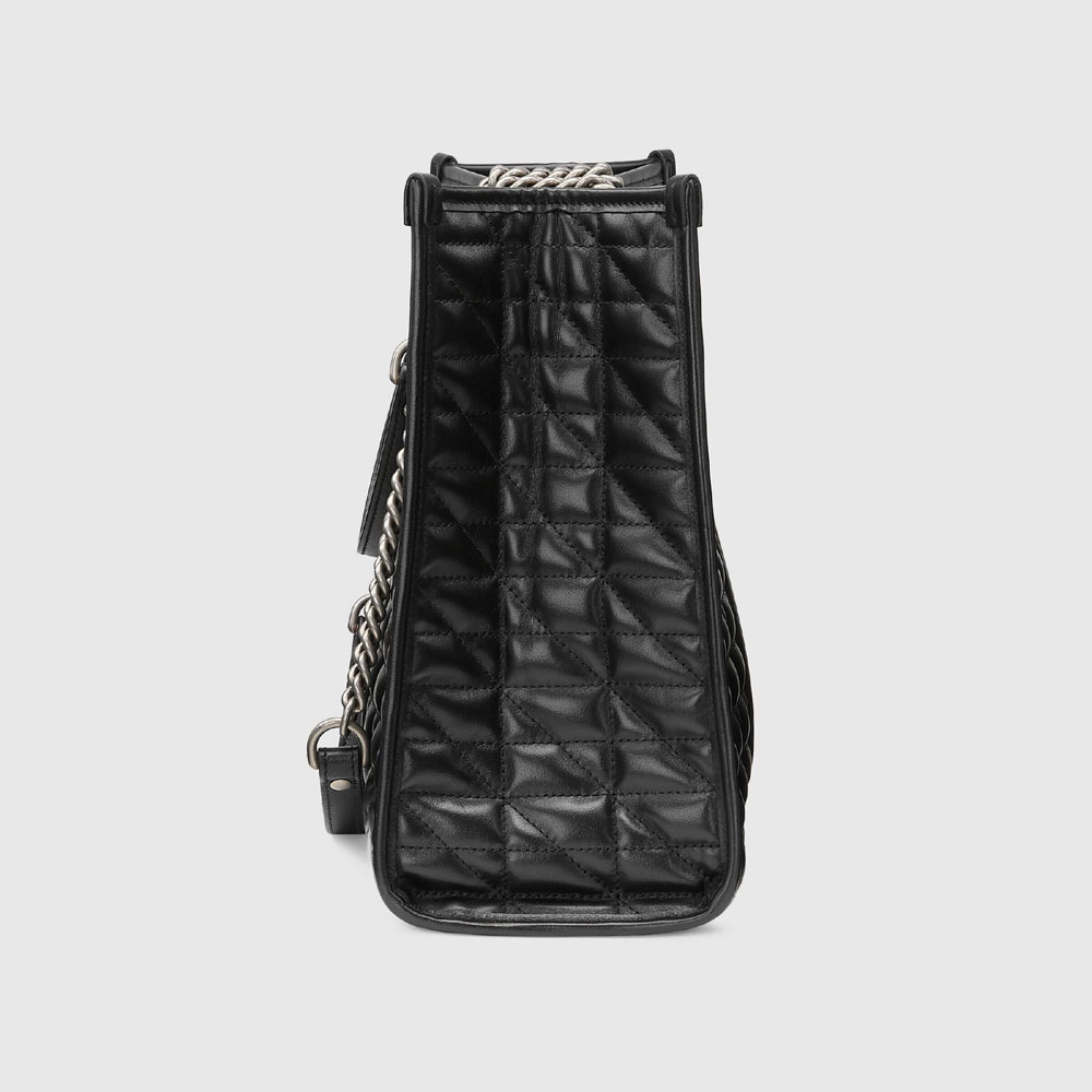 Gucci GG Marmont medium tote bag 675796 UM8BN 1000 - Photo-4
