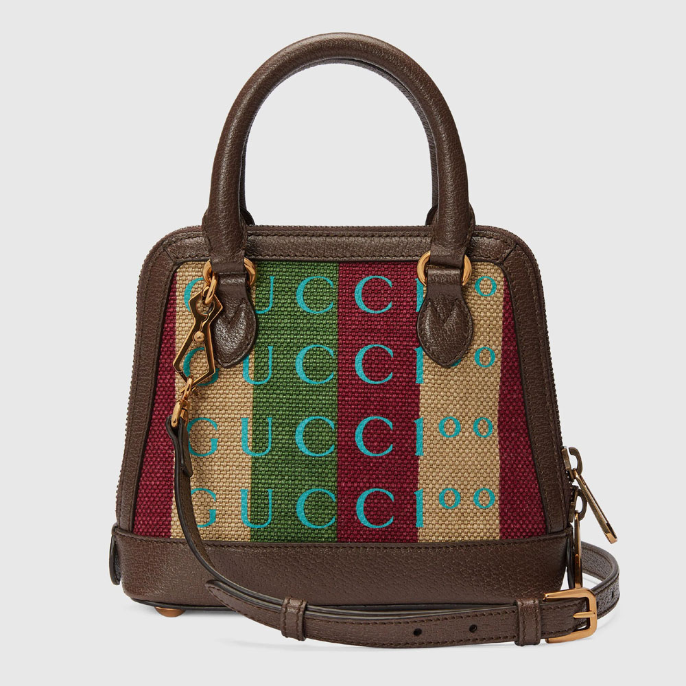 Gucci 100 mini top handle bag 676532 ULB6T 4875 - Photo-3