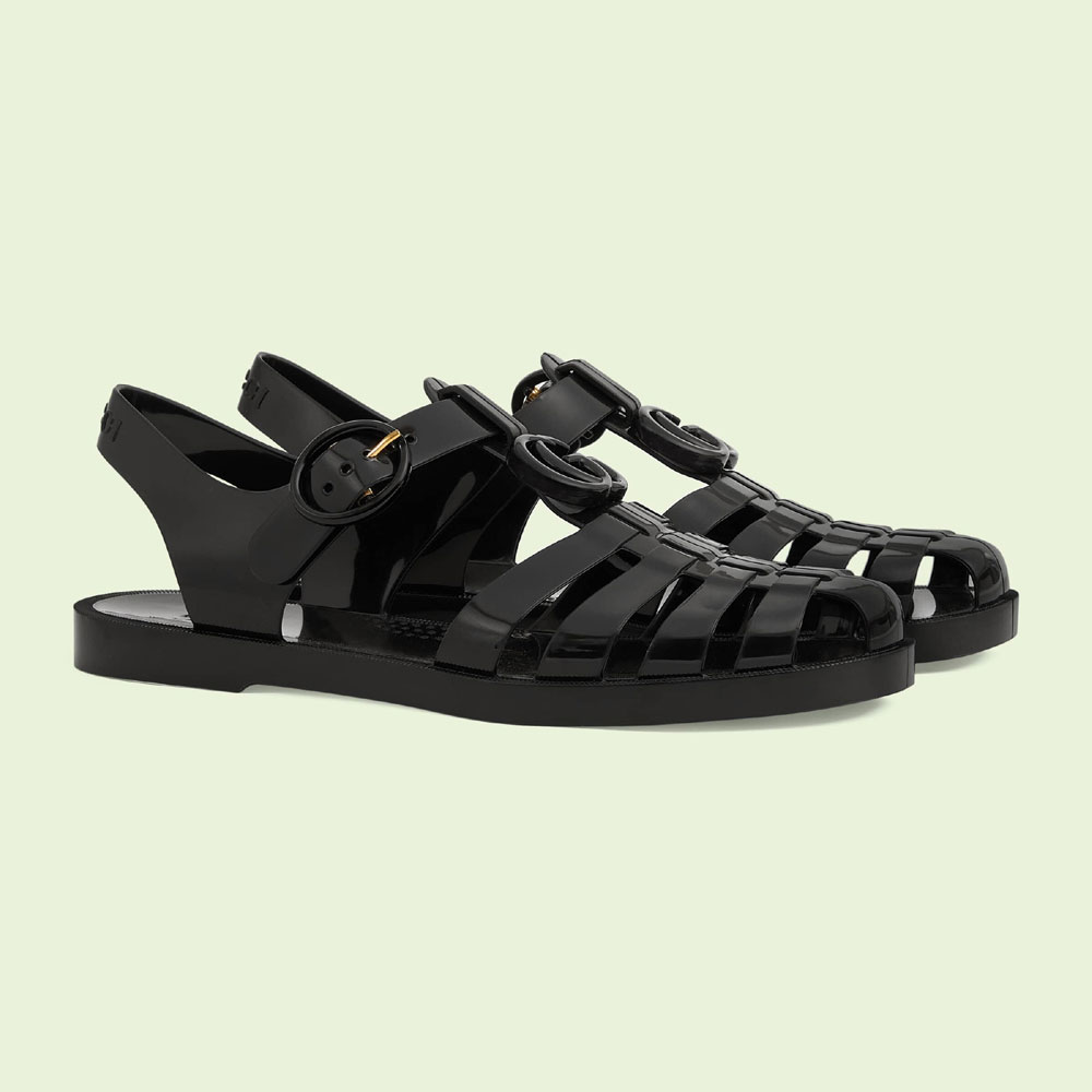 Gucci sandal with Double nbsp G 676971 JFM00 1000 - Photo-2