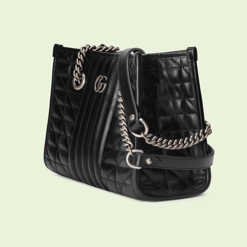 Gucci GG Marmont small tote bag 681483 UM8BN 1000 - Photo-2