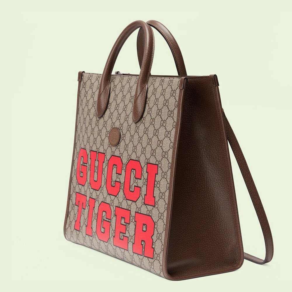 Gucci Tiger GG medium tote bag 687827 US7EC 9396 - Photo-2