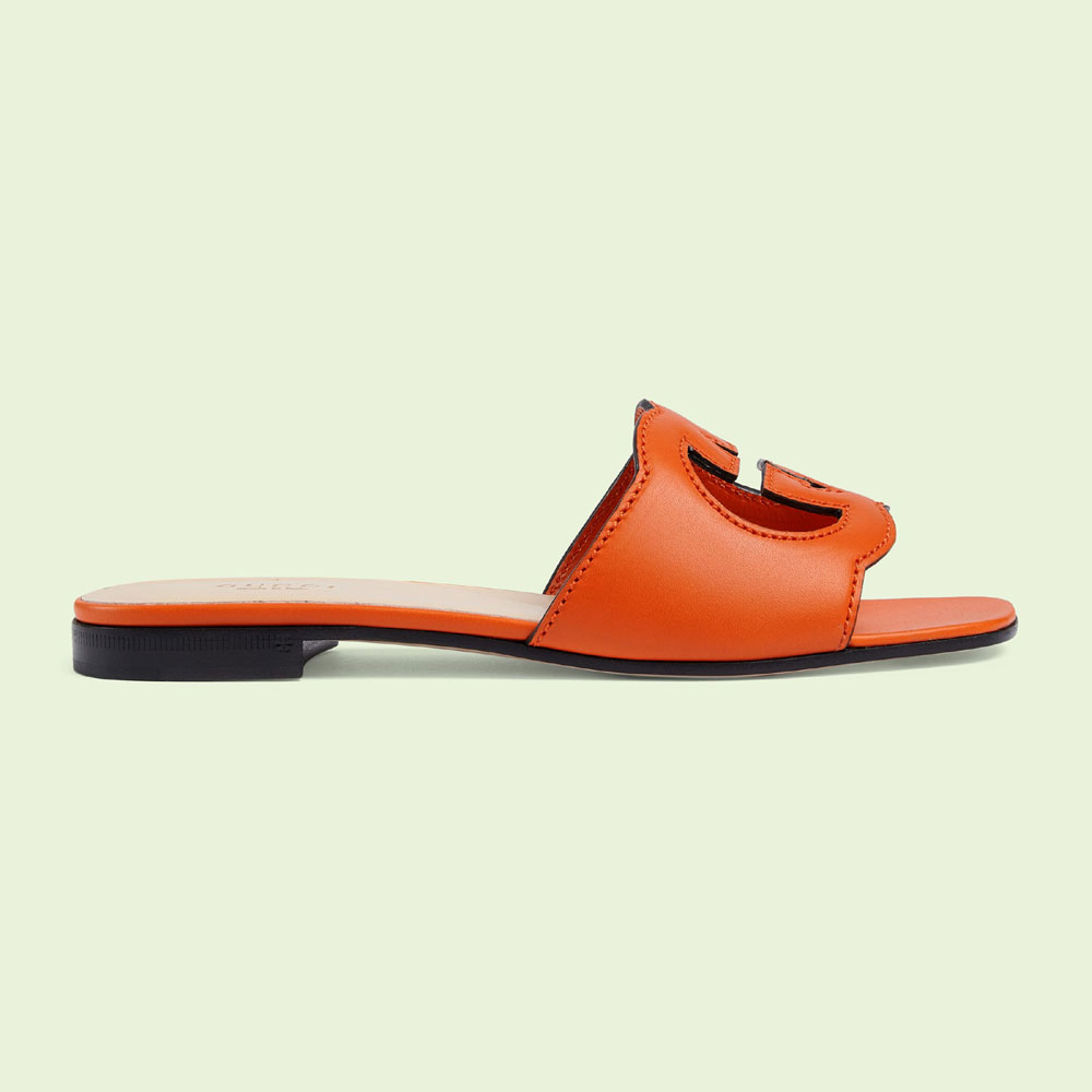 Gucci Interlocking G cut-out slide sandal 694451 US000 7519