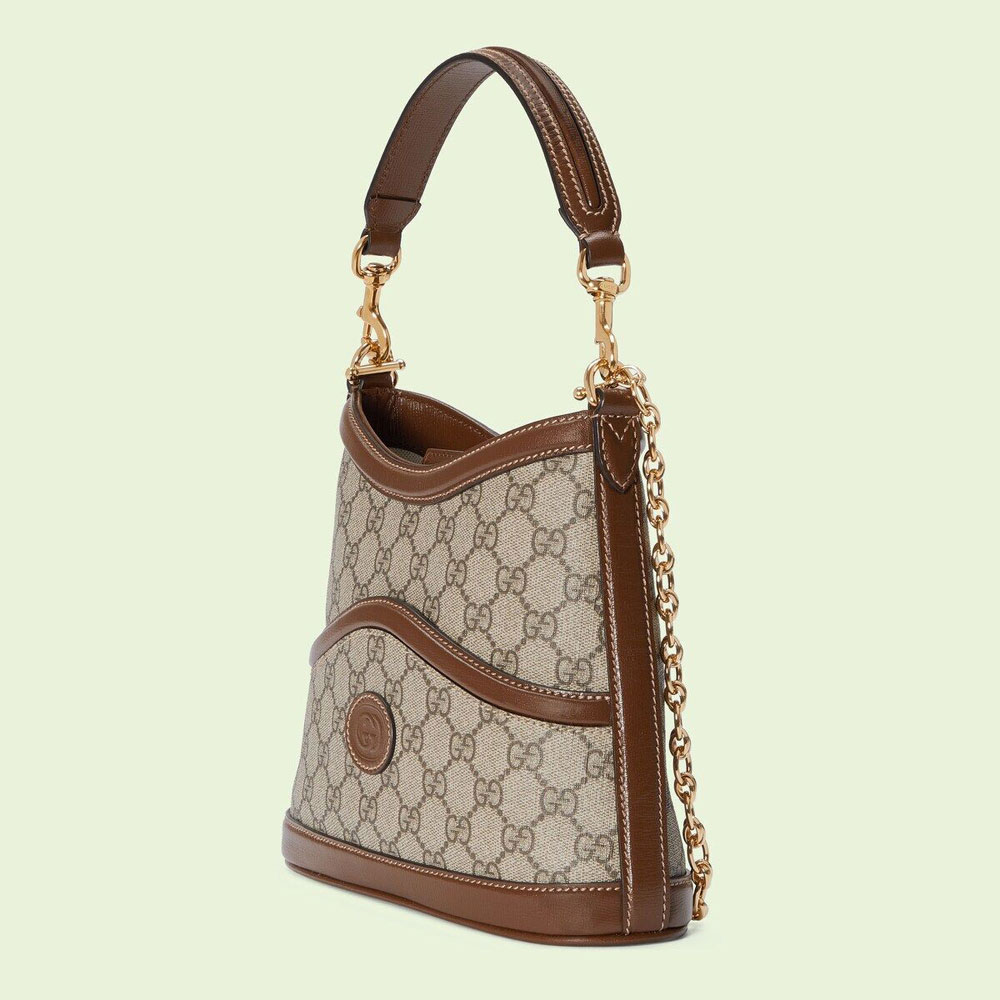 Gucci Large shoulder bag Interlocking G 696011 92TCG 8563 - Photo-2