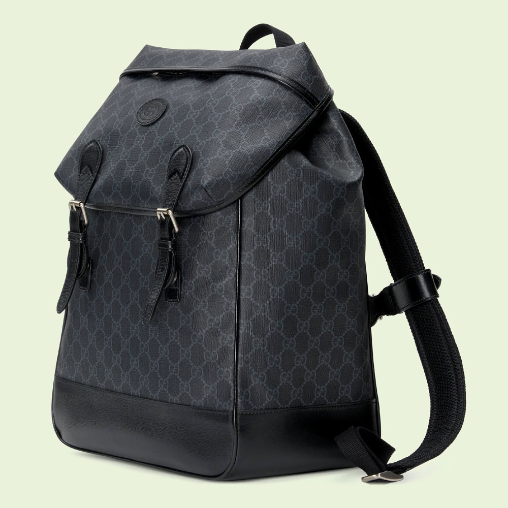 Gucci Medium backpack with Interlocking G 696013 97S9F 1000 - Photo-2