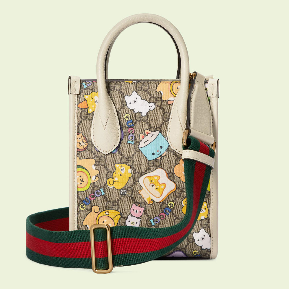 Gucci animal print mini tote bag 699406 FABOG 9742 - Photo-3