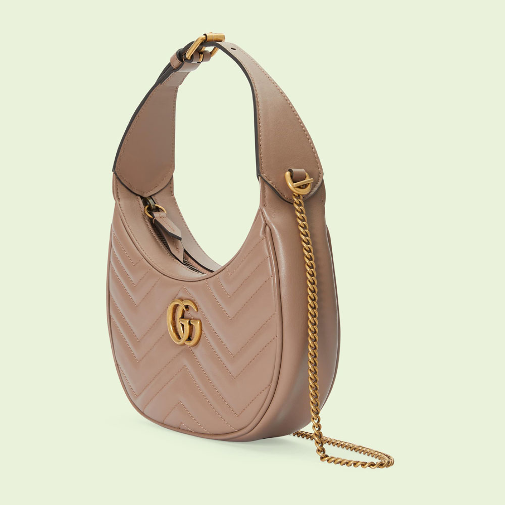 Gucci GG Marmont half-moon-shaped mini bag 699514 DTDHT 5729 - Photo-2