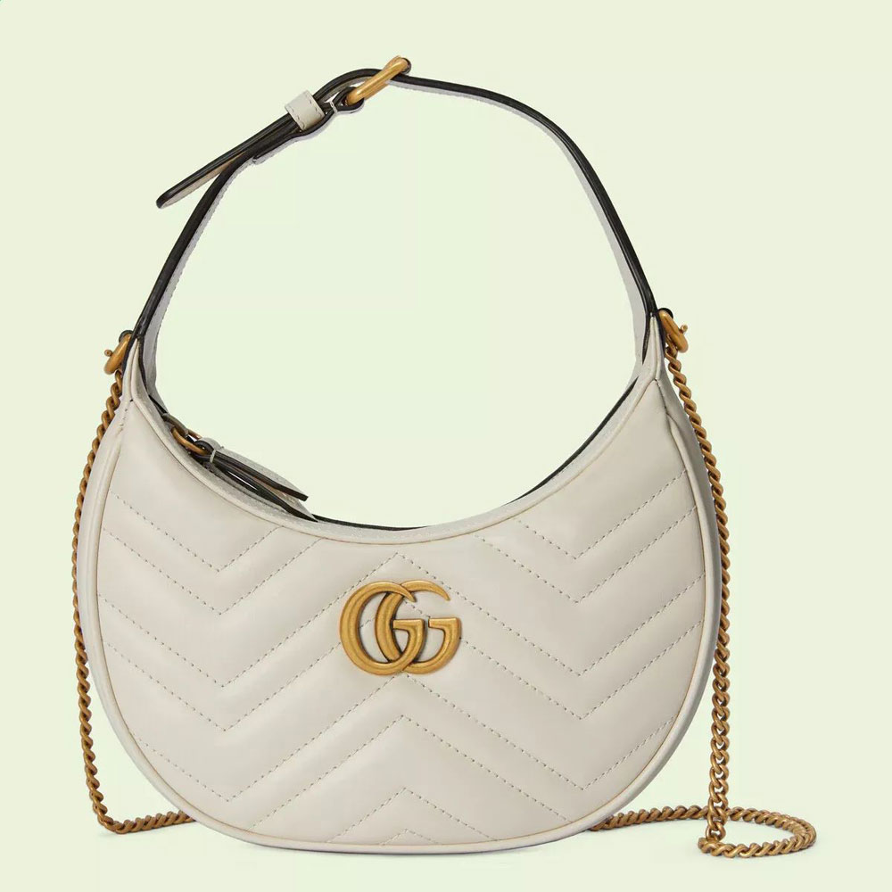 Gucci GG half-moon-shaped mini bag 699514 DTDHT 9022