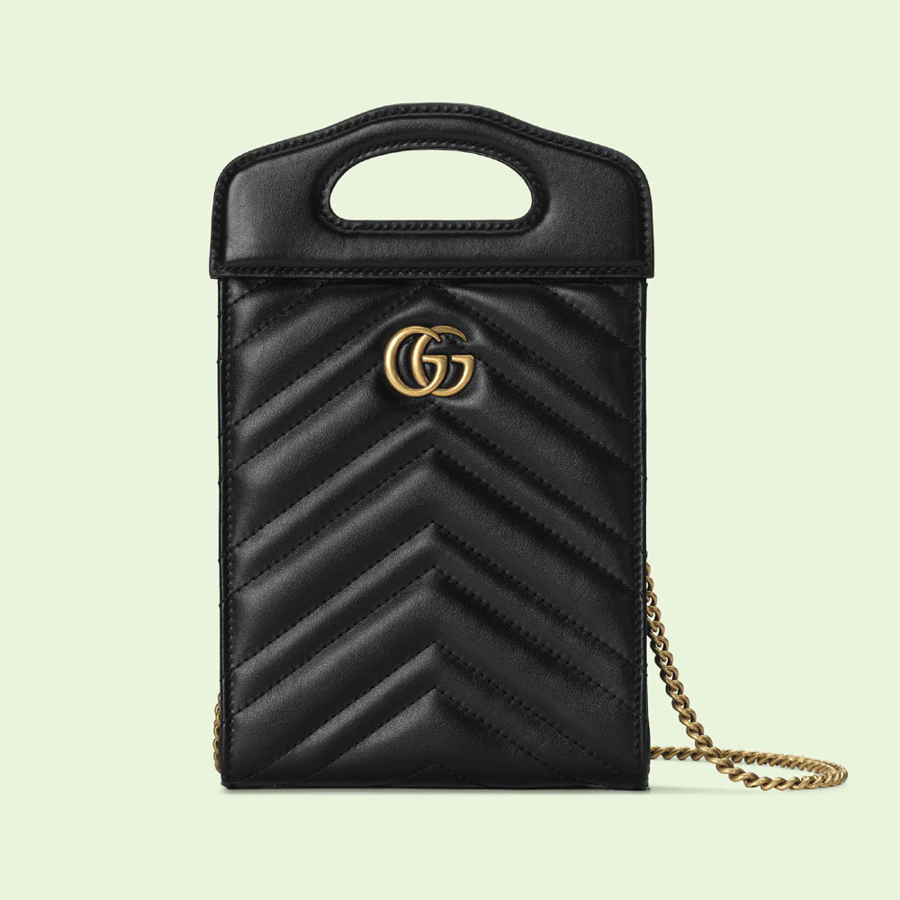 Gucci GG Marmont top handle mini bag 699756 DTDHT 1000
