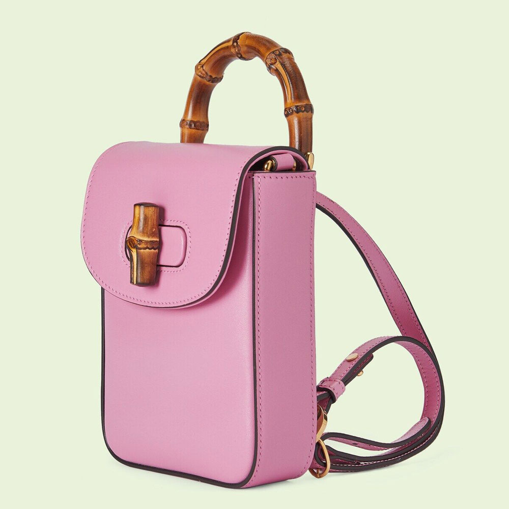 Gucci Bamboo mini handbag 702106 UZY0T 5814 - Photo-2