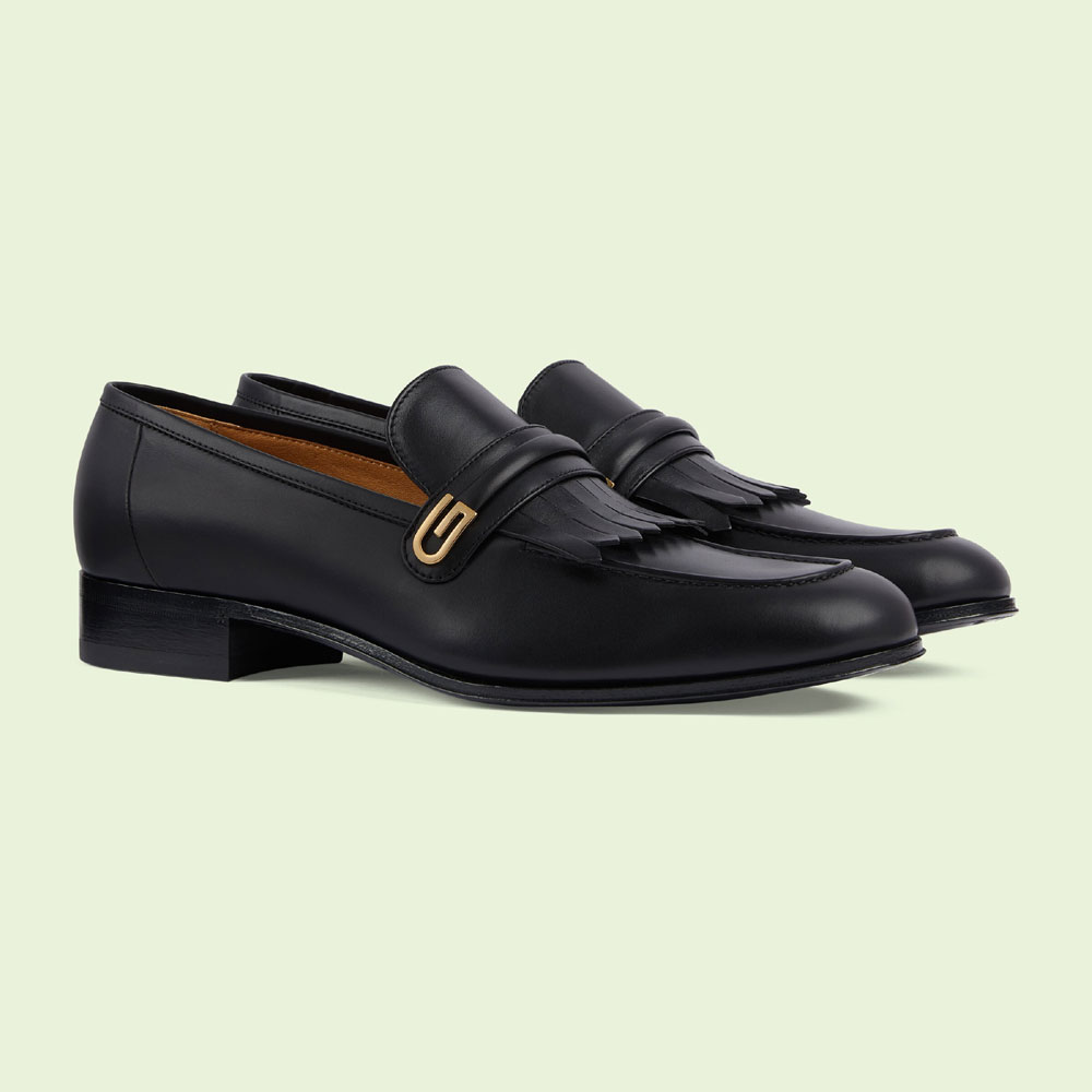 Gucci loafer with mirrored G 714680 06F00 1000 - Photo-2