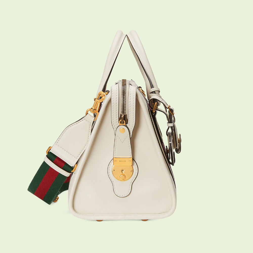 Gucci Medium canvas top handle bag 715666 AAA0O 9041 - Photo-4