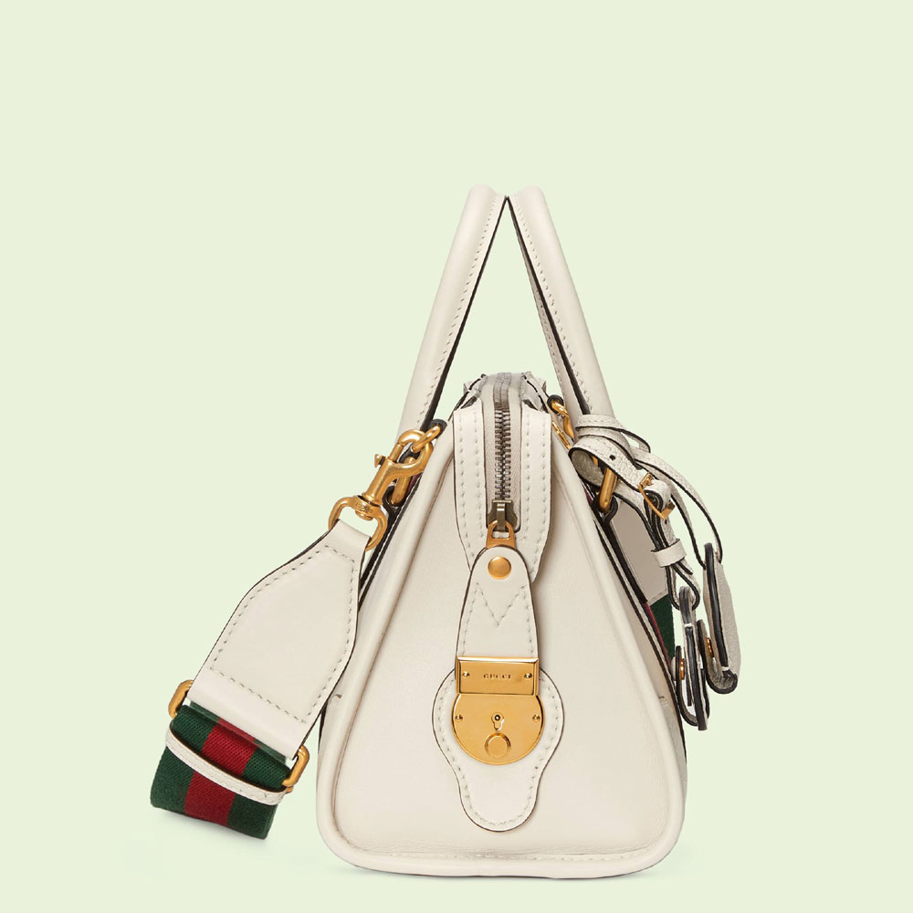 Gucci Small top handle bag with Double G 715772 AAA0O 9041 - Photo-4