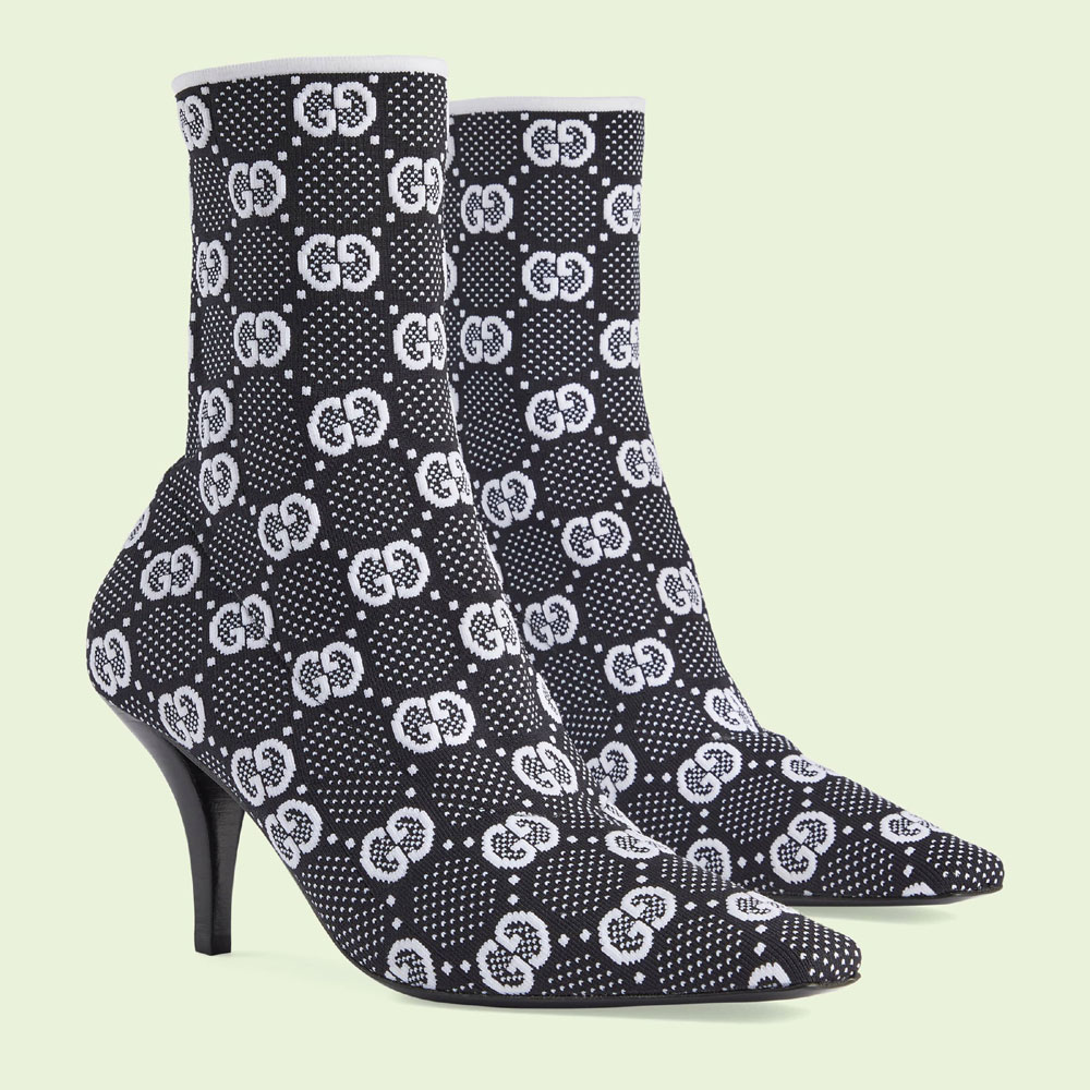 Gucci GG knit ankle boots 718378 FAAQP 1008 - Photo-2