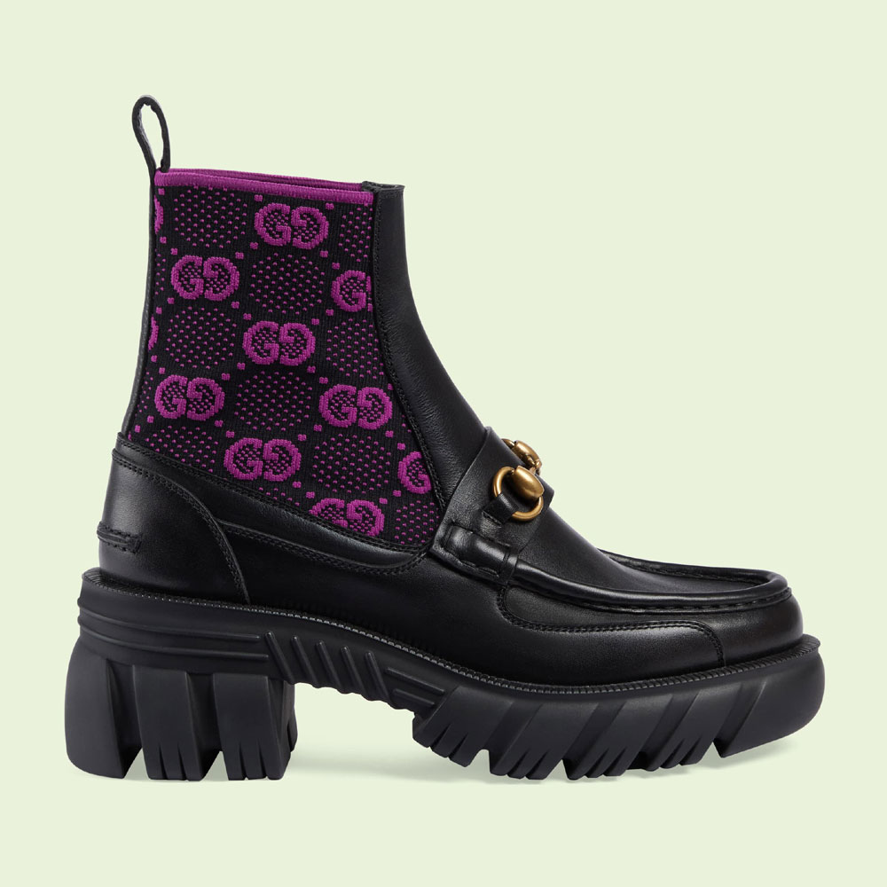 Gucci GG jersey boot with Horsebit 718716 AAA4Y 1074