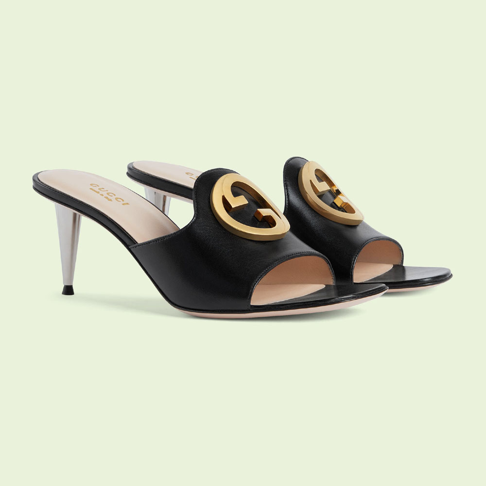 Gucci Blondie slide sandal 723391 C9D00 1000 - Photo-2