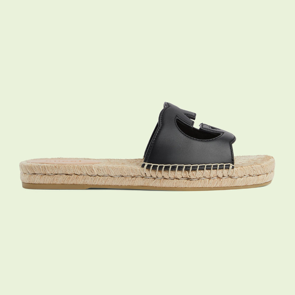Gucci Interlocking G cut-out slide sandal 725260 US000 1000