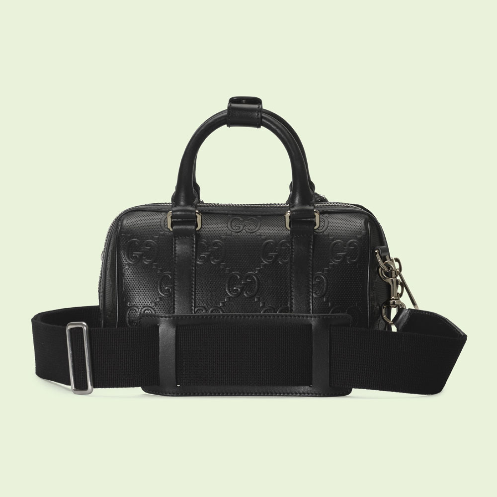 Gucci GG embossed mini duffle bag 725292 1W3CN 1000 - Photo-4
