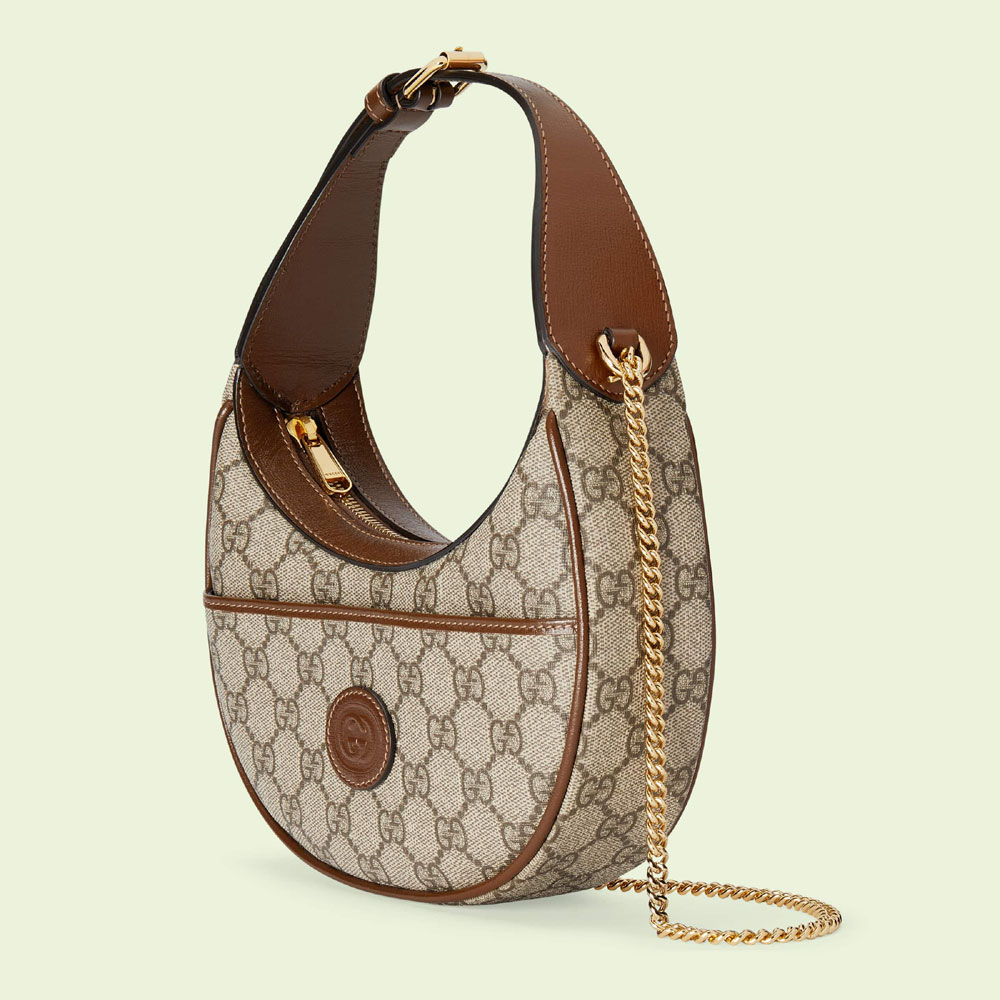 Gucci Half-moon-shaped mini bag Interlocking G 726843 92TCG 8563 - Photo-2